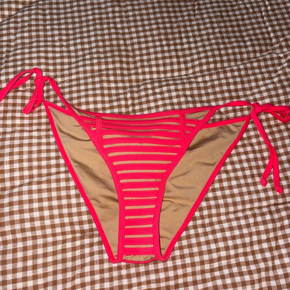 Pink and Nude Bikini Bottom